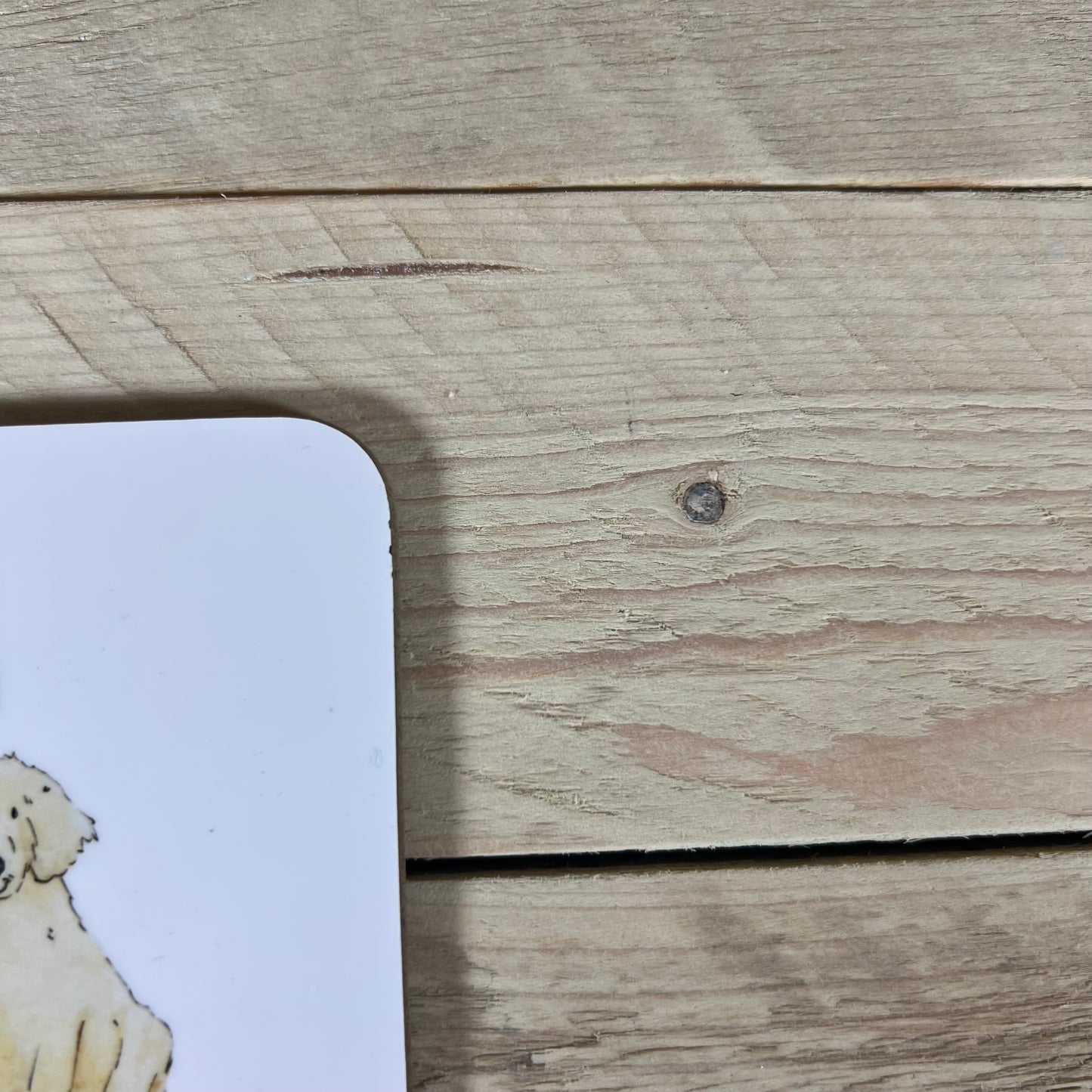 Wonky Golden Retriever Coaster