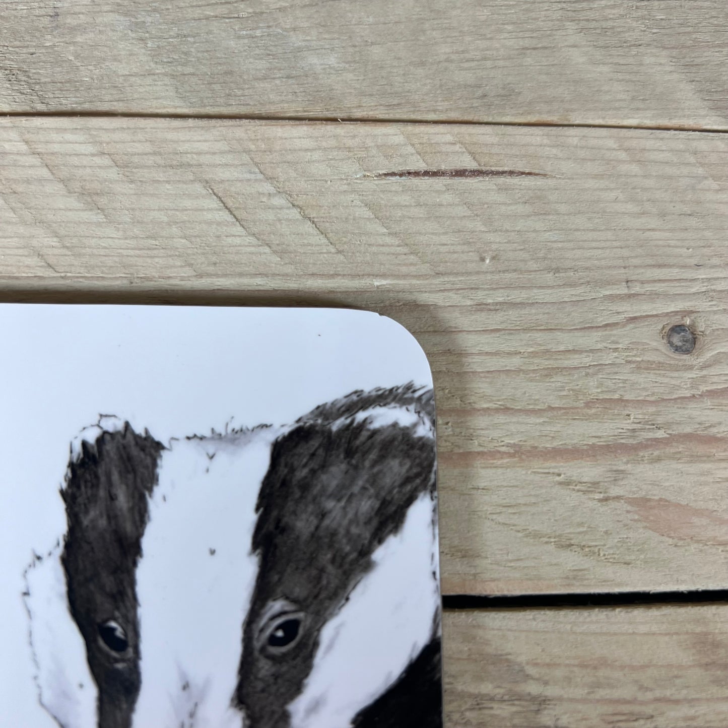 Wonky Badger Coaster