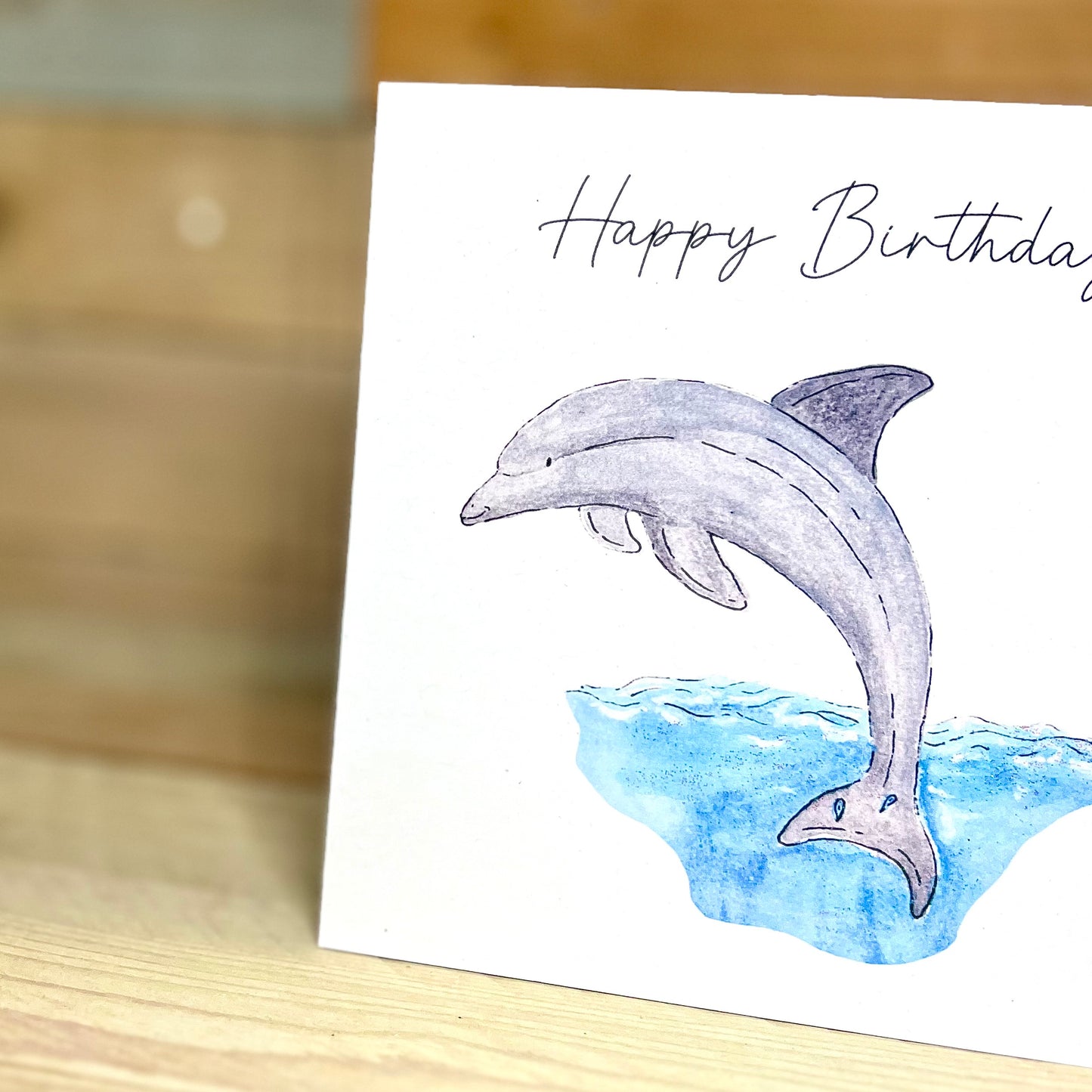 Dippy the Dolphin Birthday Card