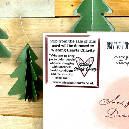 Driving Home For Christmas Charity Christmas Card