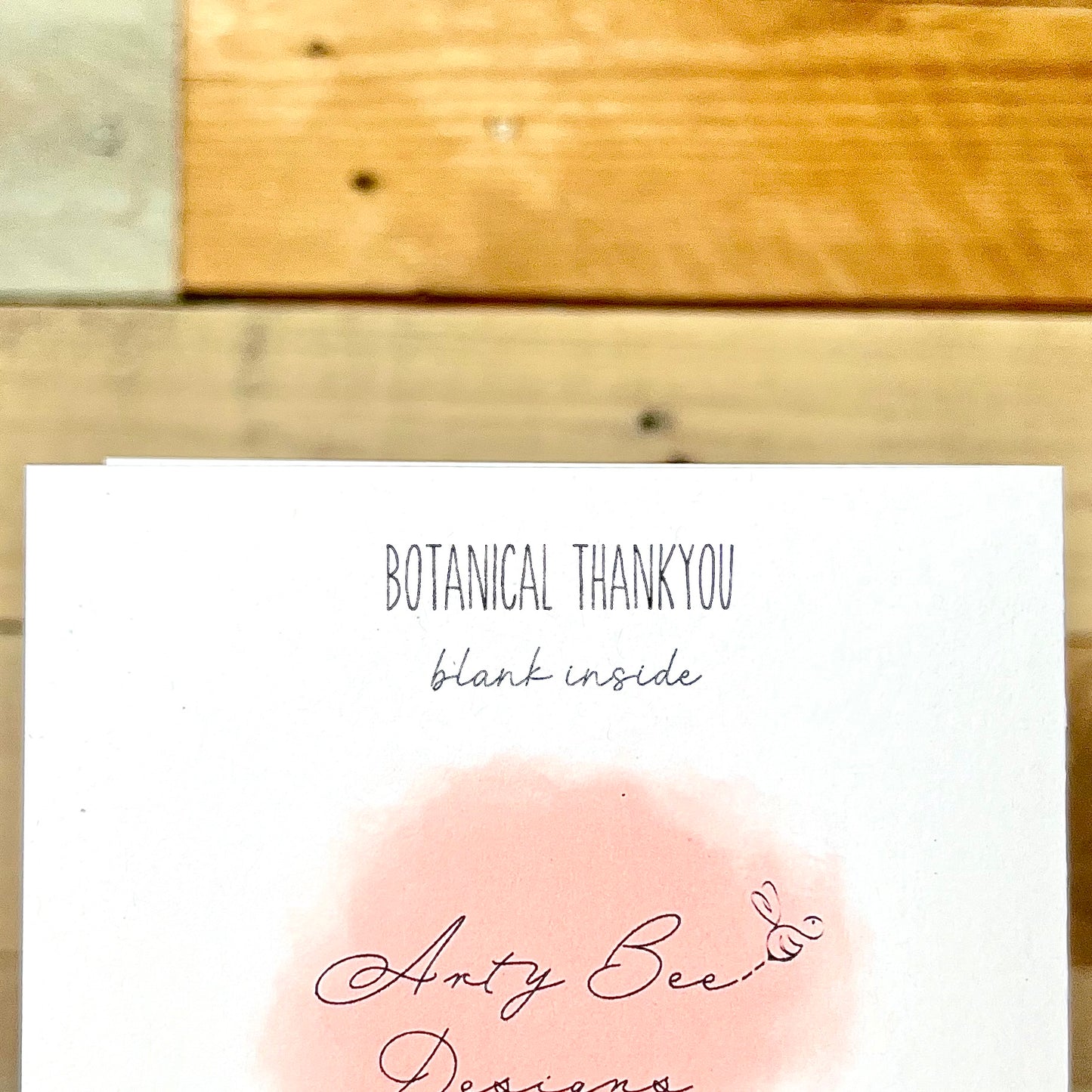 Botanical Thankyou Notelet