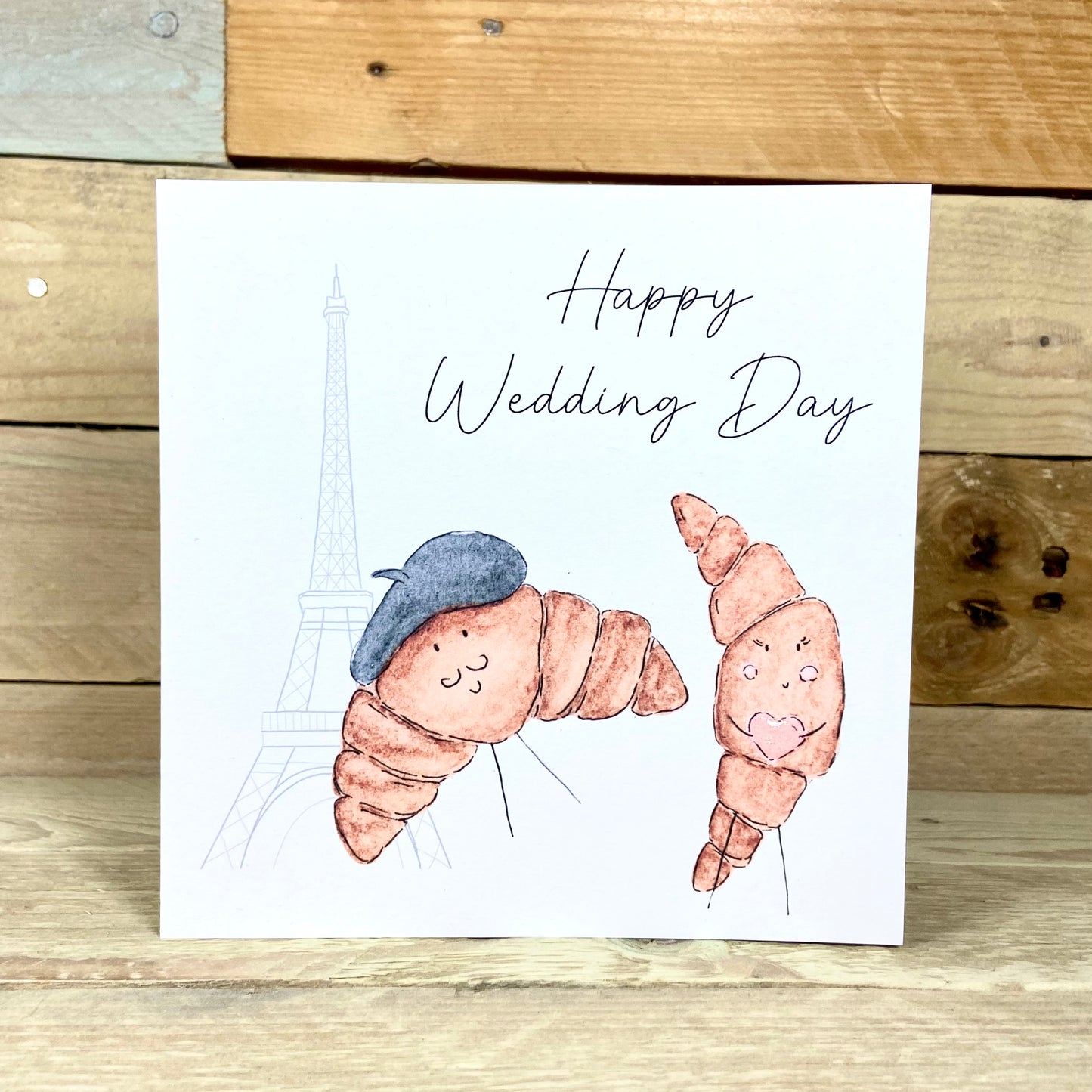 Pierre and Av La Patisseries Wedding Card