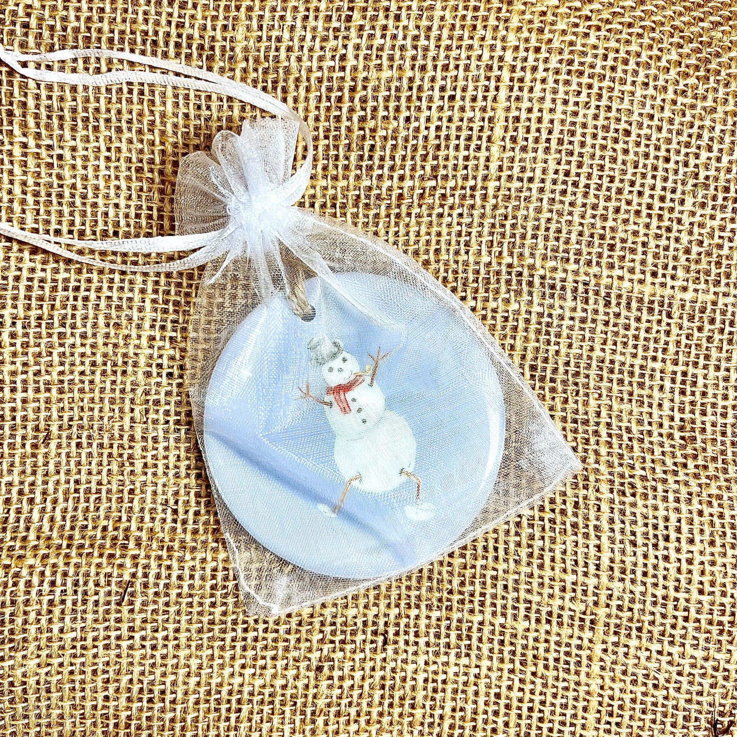 Snowman Ceramic Christmas Decoration