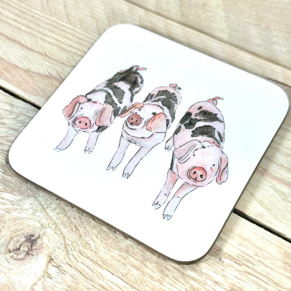 Grunt, Oink and Squeak Piggies Coaster