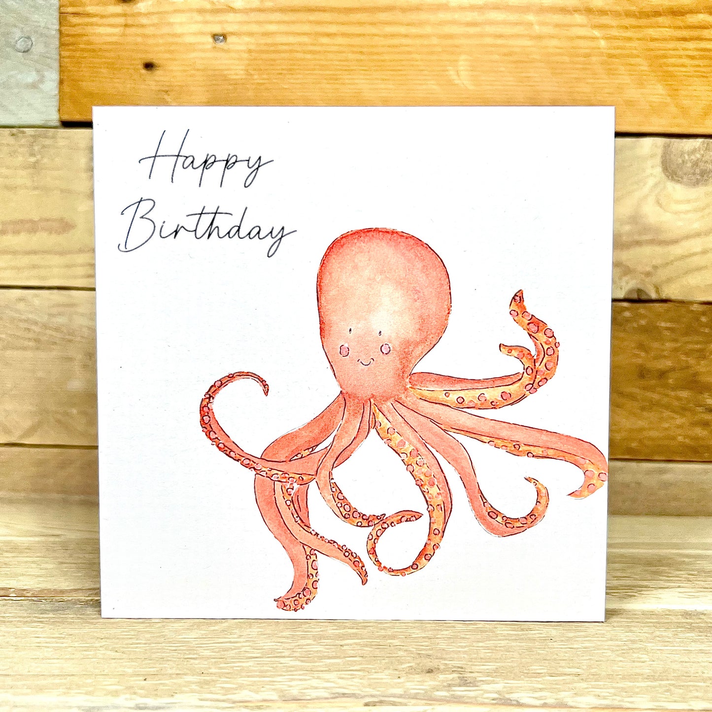 Ollie the Octopus Birthday Card