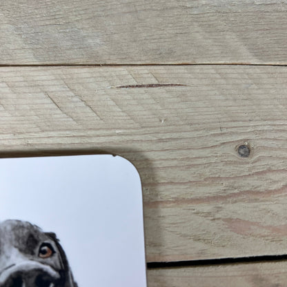 Wonky Black Lab Coaster