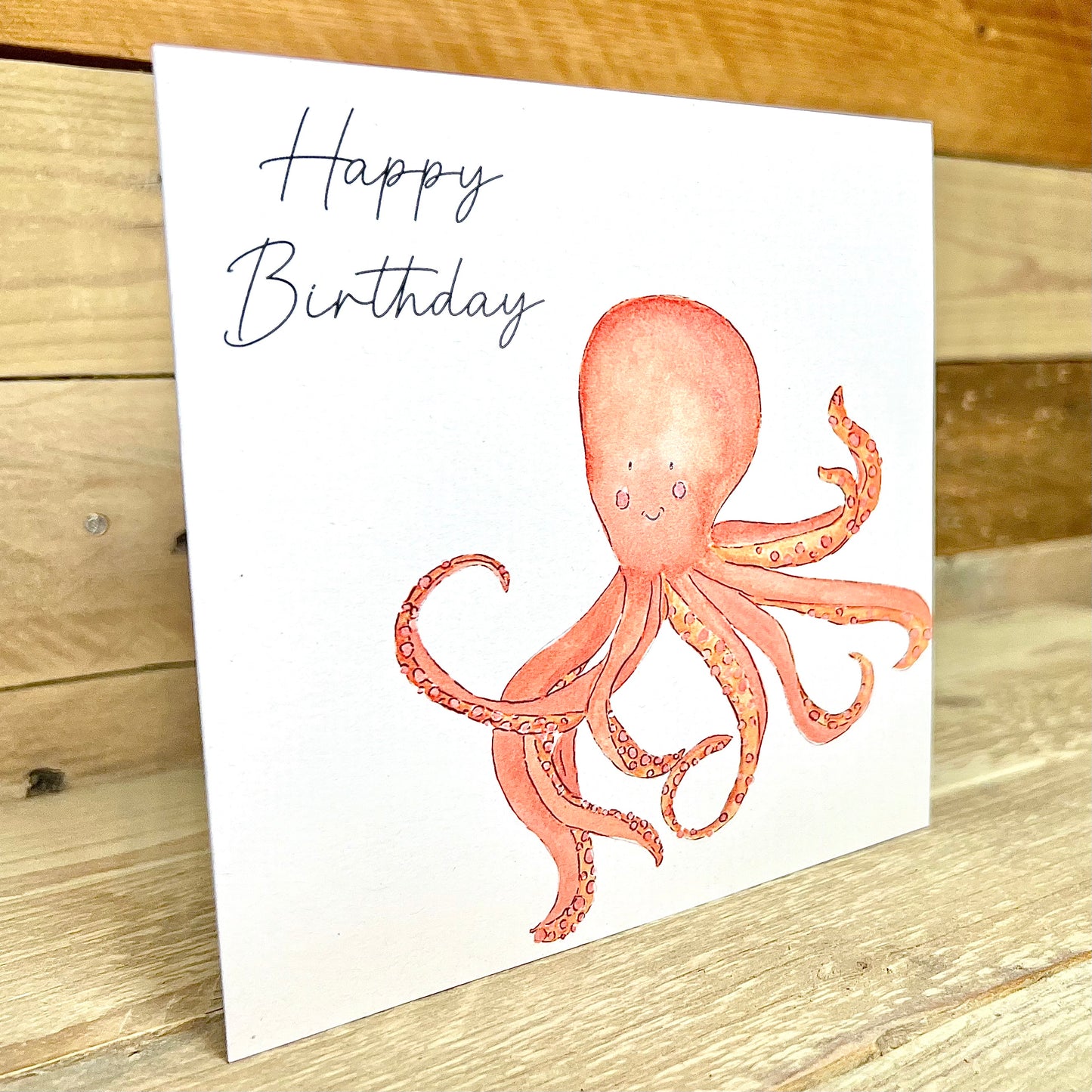 Ollie the Octopus Birthday Card