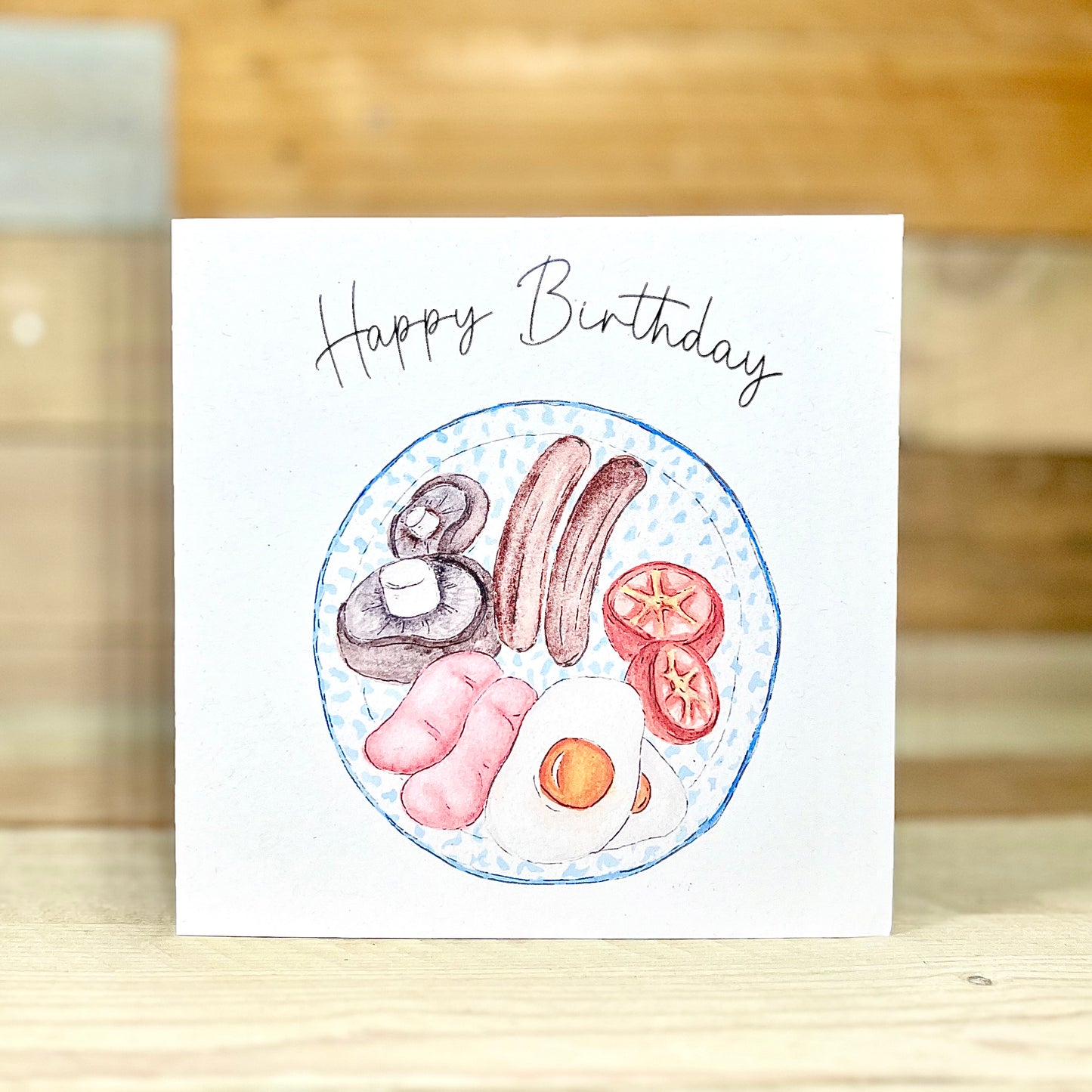 Full English Birthday Card