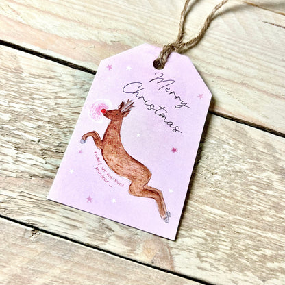 Reindeer Christmas Gift Tags