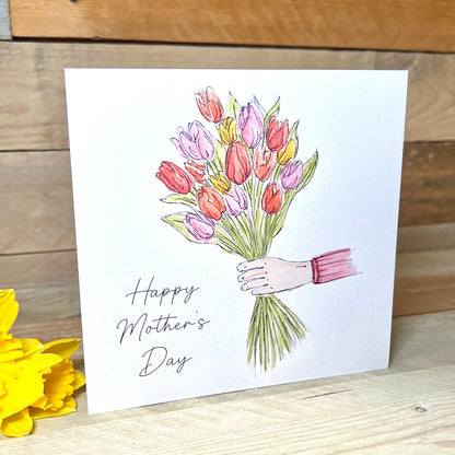 Tulips for You Mother's Day Card