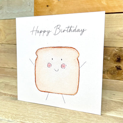 Timmy the Toast Birthday Card