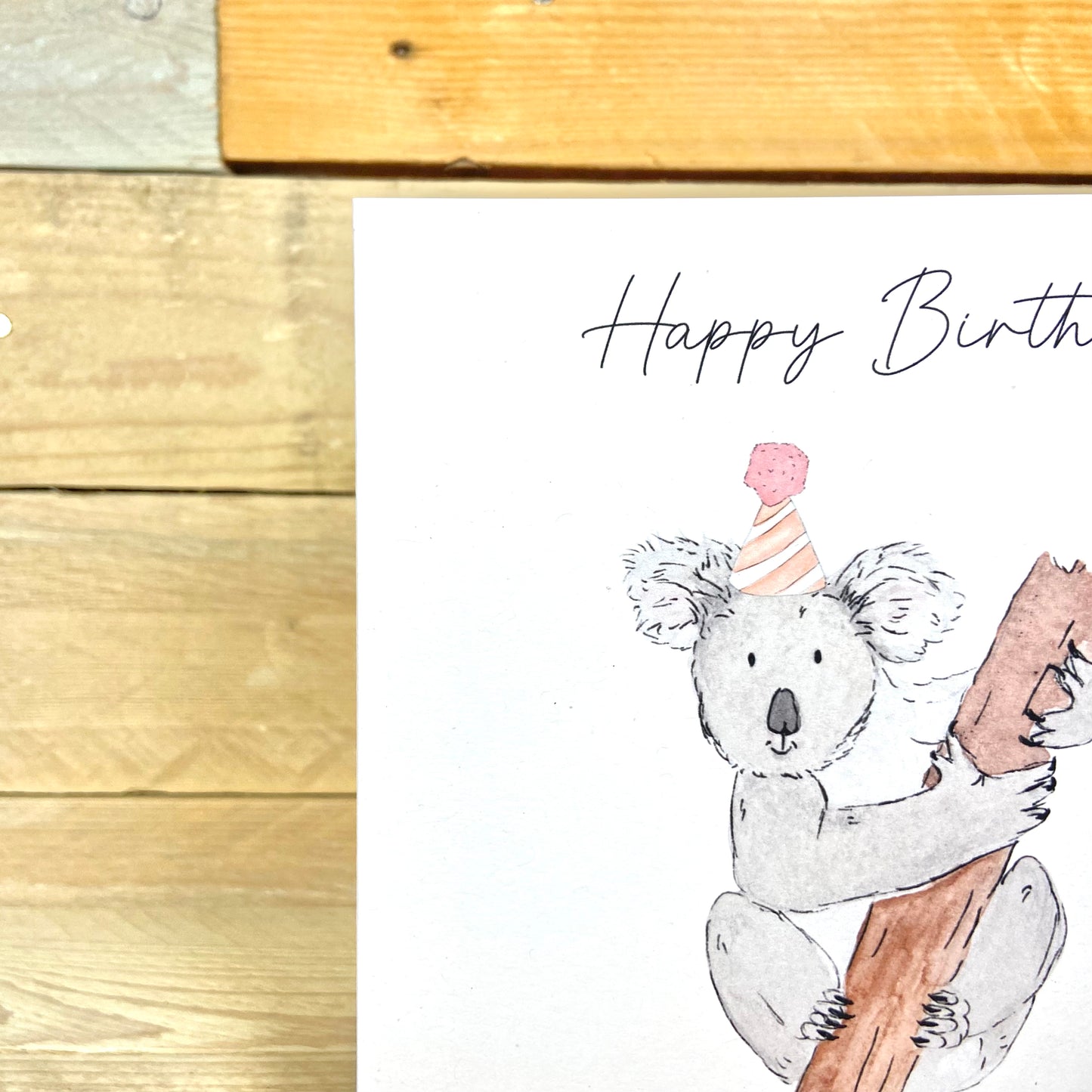 Kimmy the Koala Birthday Card