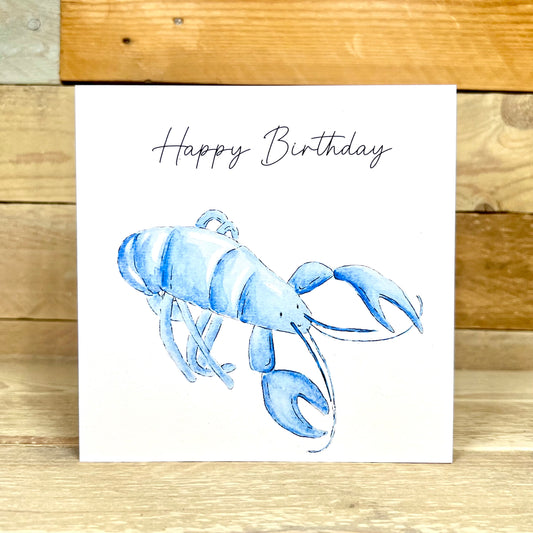 Lennox the Lobster Birthday Card