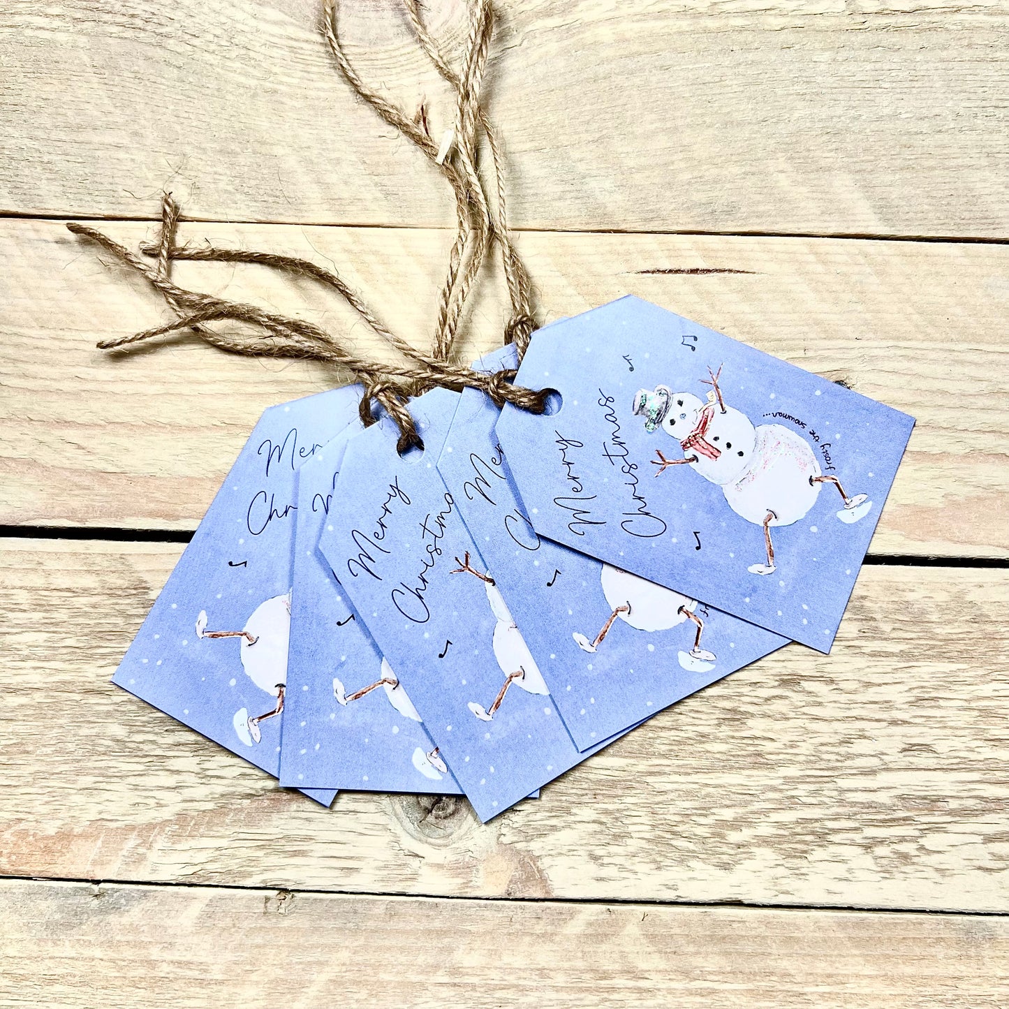 Snowman Christmas Gift Tags