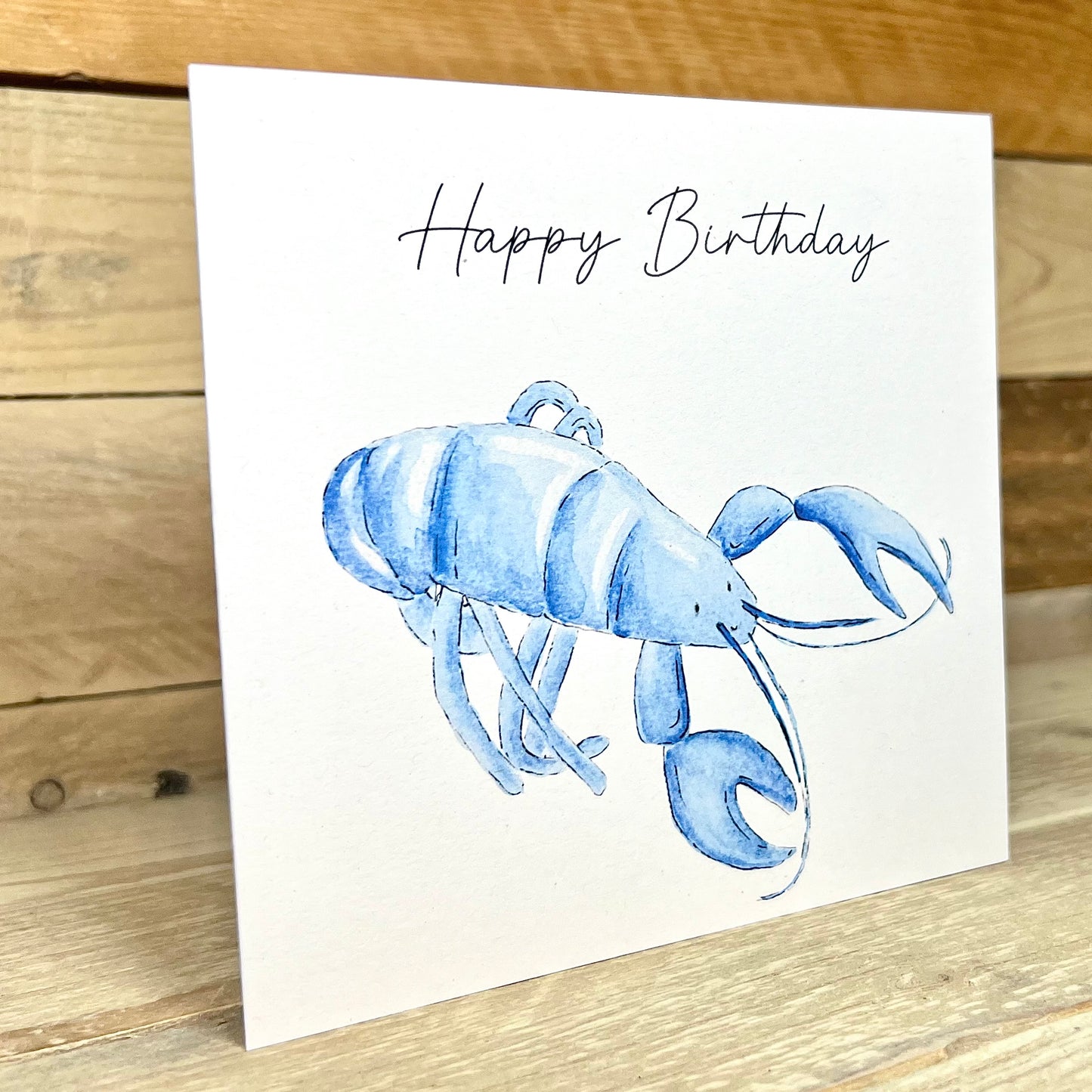 Lennox the Lobster Birthday Card