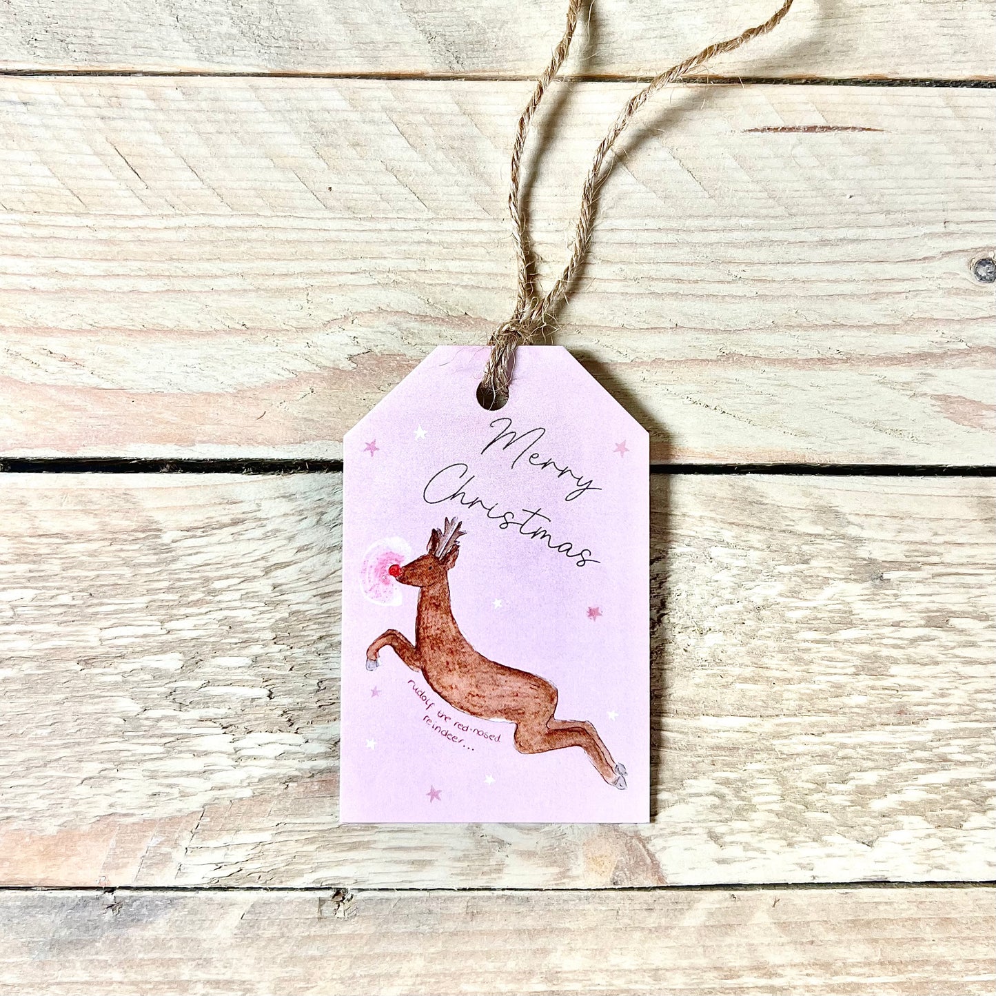 Reindeer Christmas Gift Tags