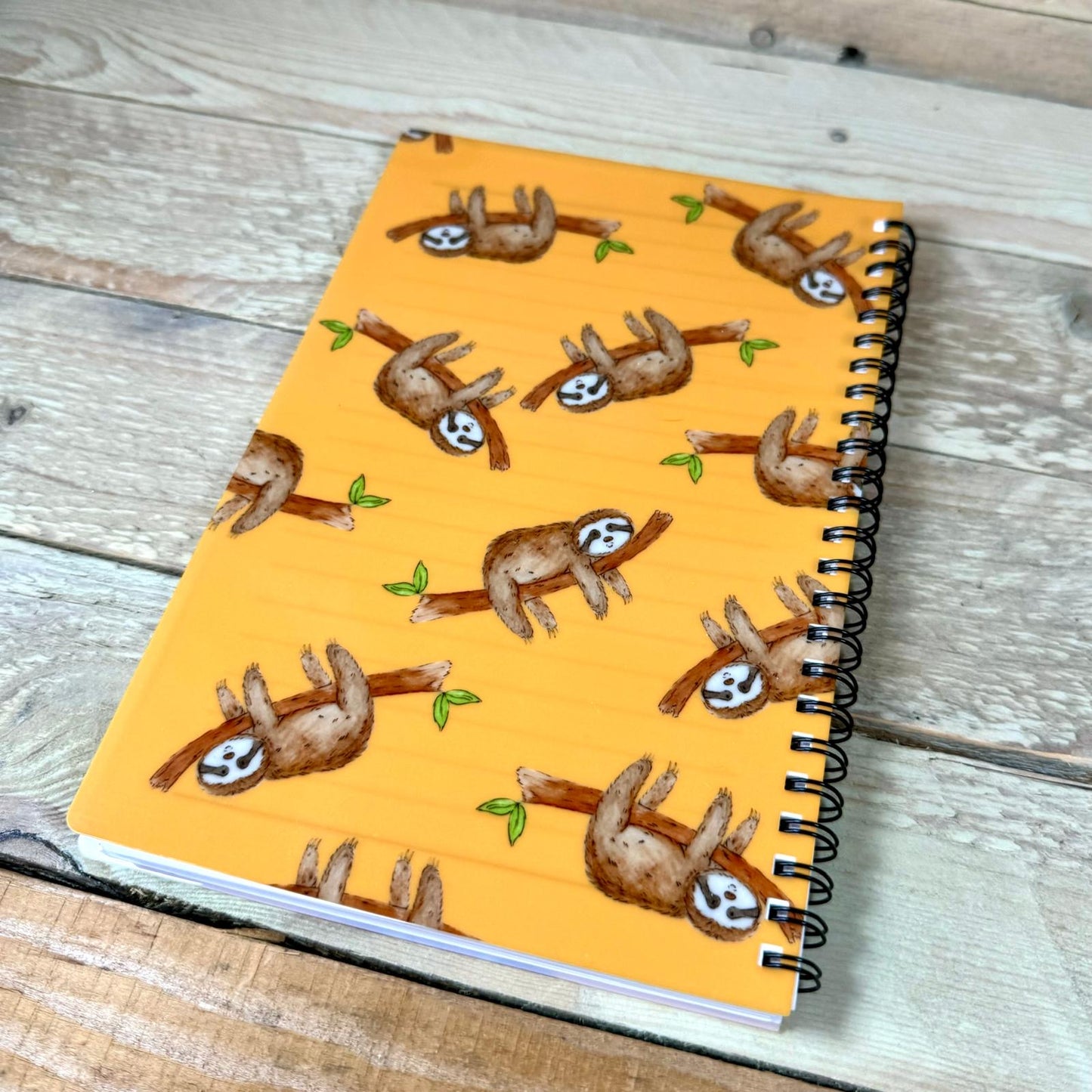 Sloth A5 notebook