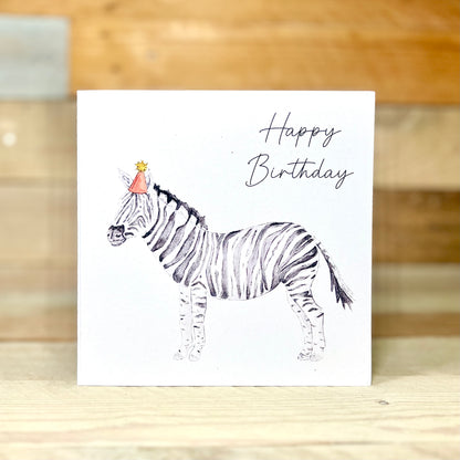 Debbie the Zebbie Birthday Card