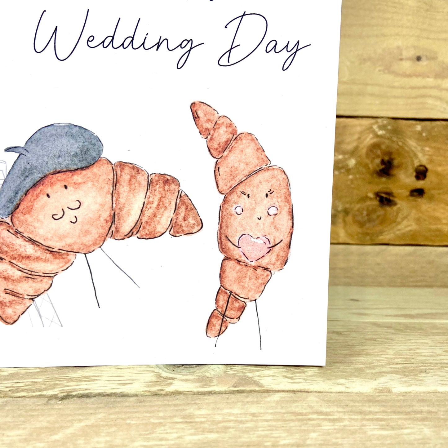 Pierre and Av La Patisseries Wedding Card