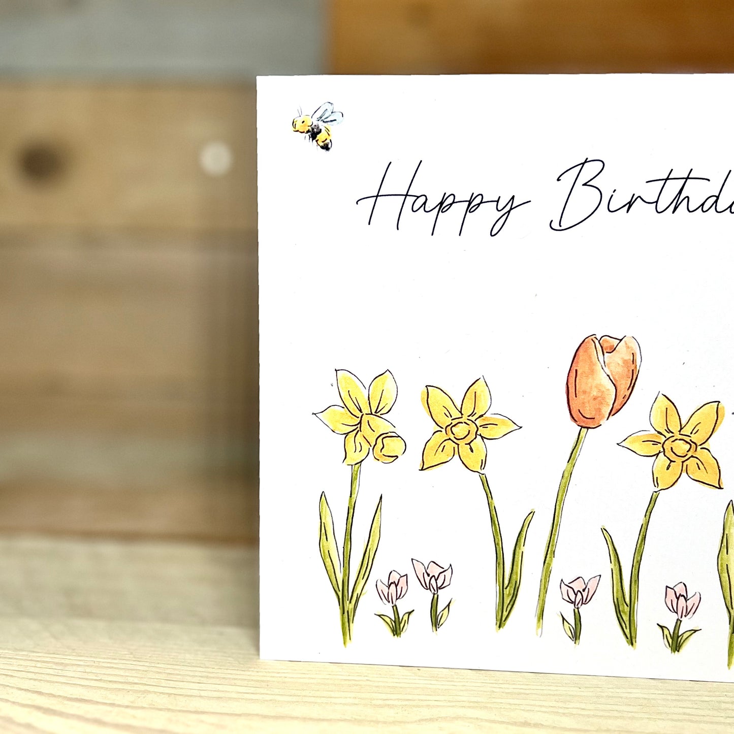 Spring has Sprung Birthday Card