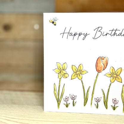 Spring has Sprung Birthday Card