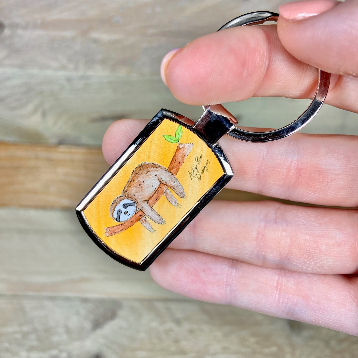 Sloth Keyring