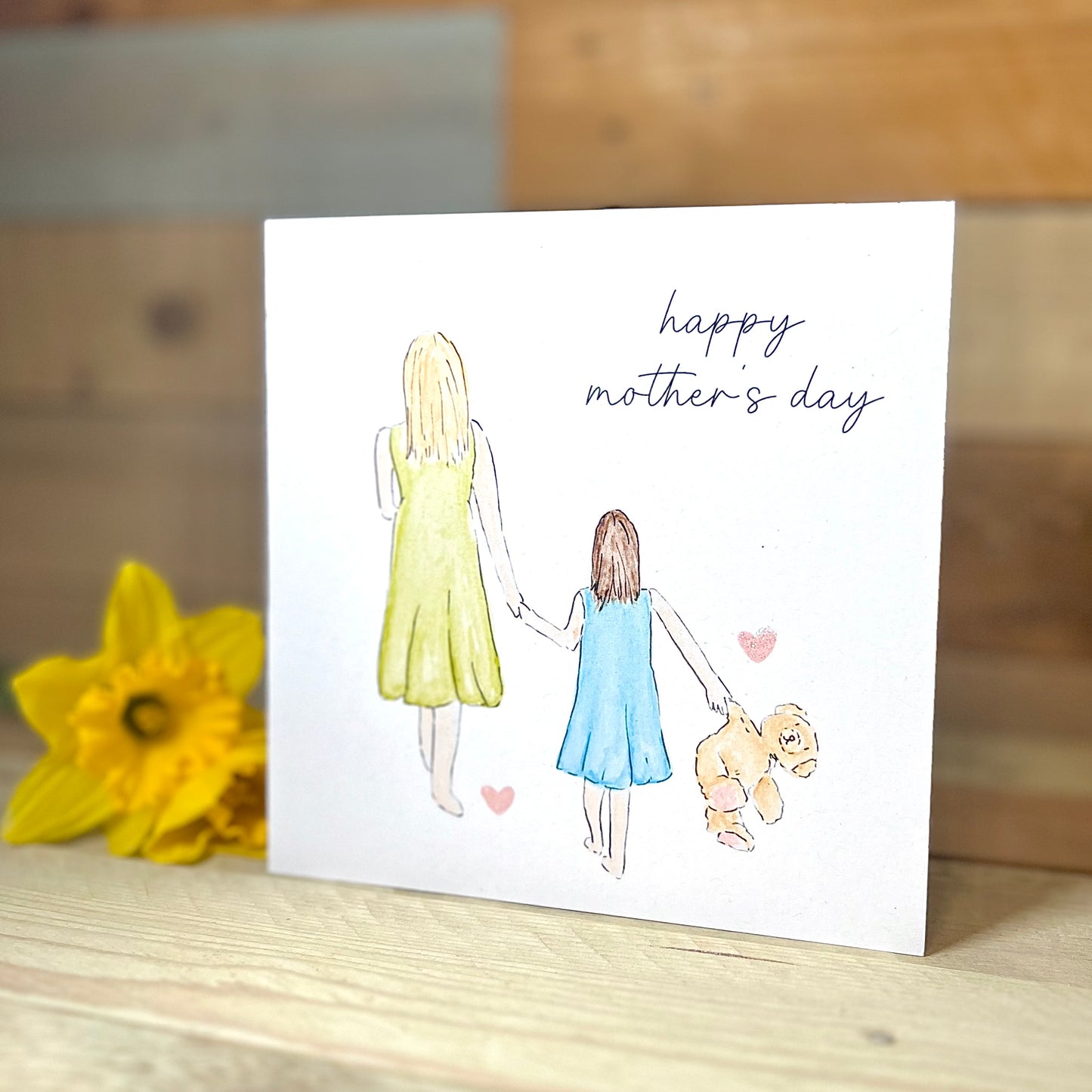 Me, You and Teddy Too Mother's Day Card