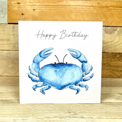 Claude the Crab Birthday Card