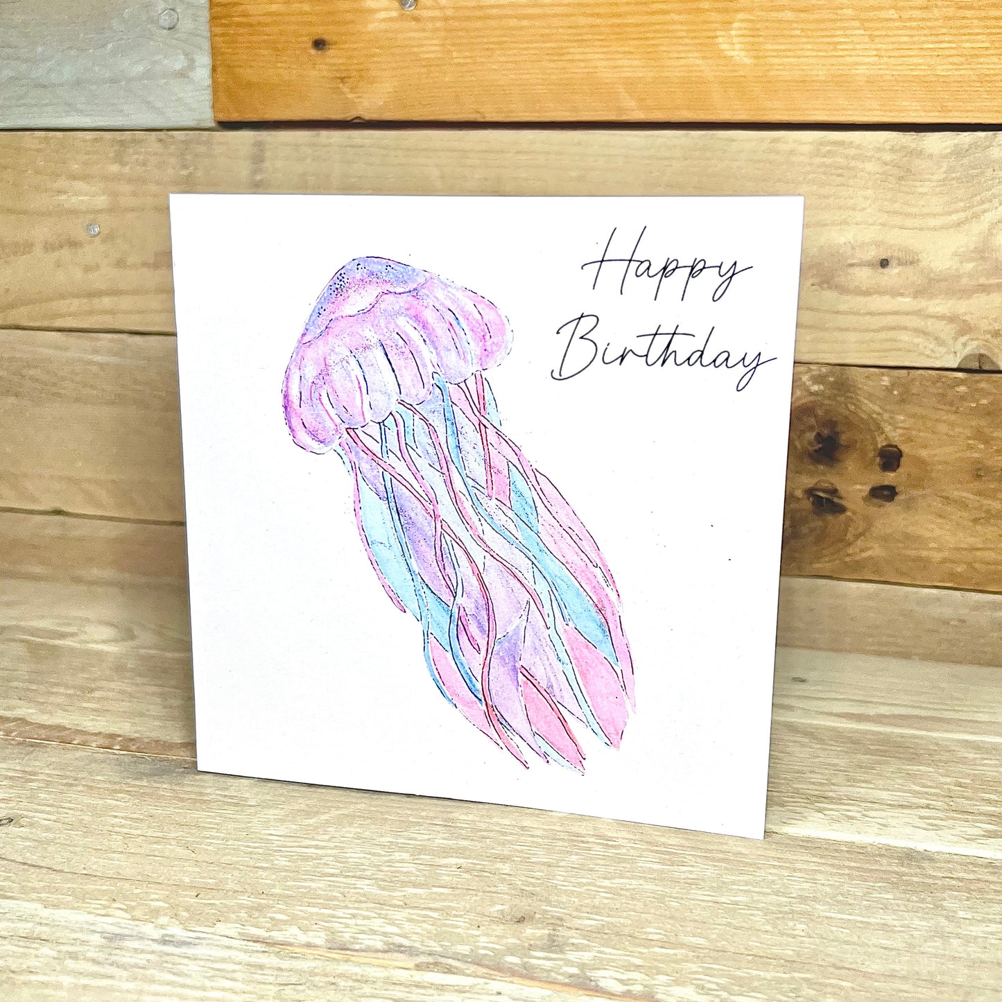 Jessie the Jellyfish Birthday Card