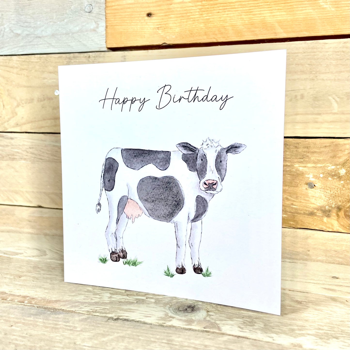 Monica the Moo Cow Birthday Card