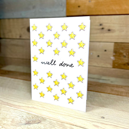 Well Done Stars Notelet