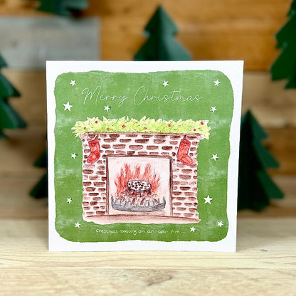 Chestnuts Roasting on an Open Fire Charity Christmas Card