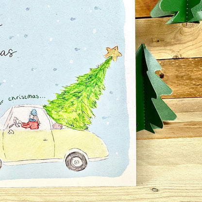 Driving Home For Christmas Charity Christmas Card