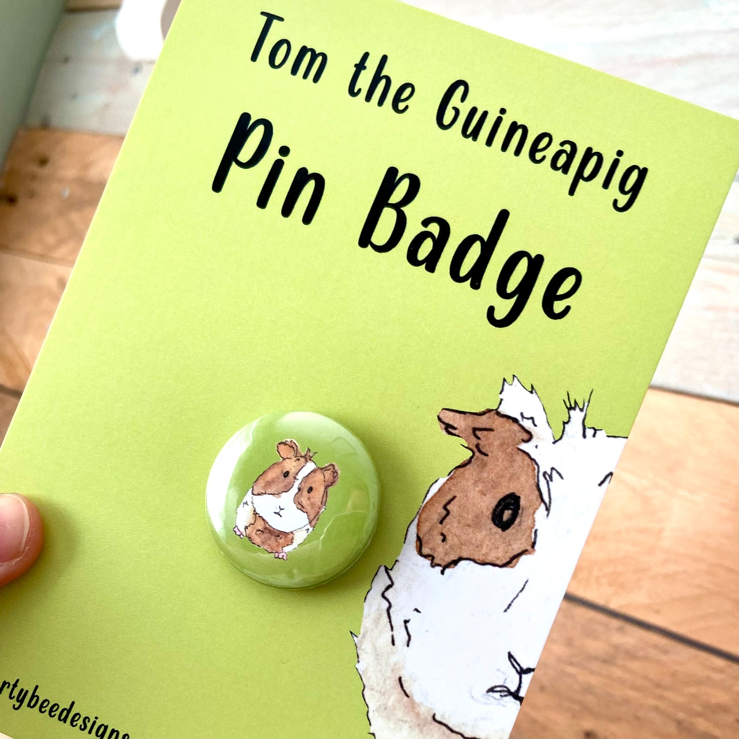 Guinea pig Pin Badge