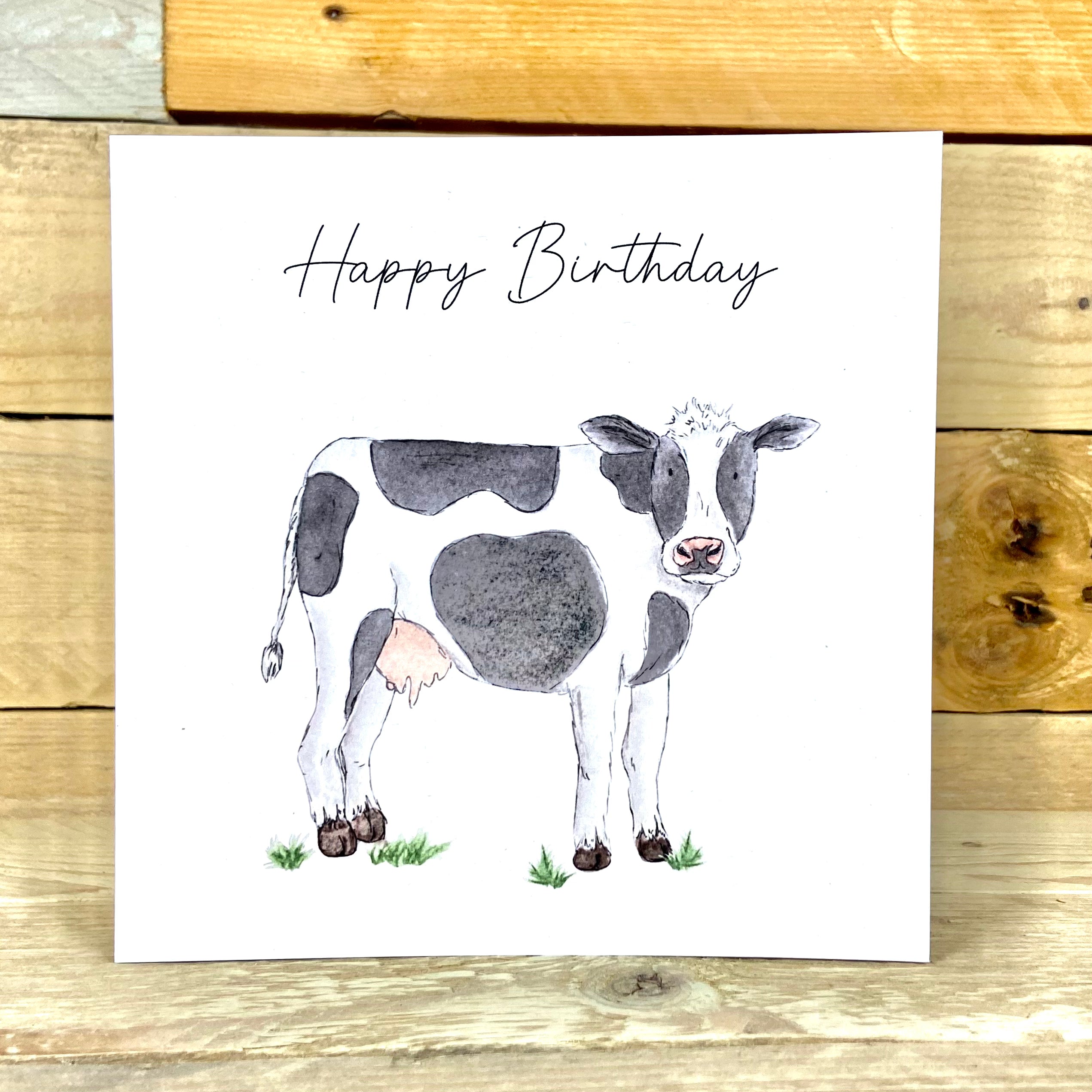 Monica the Moo Cow Birthday Card – Arty Bee Designs