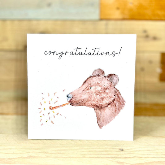 Barney the Bear Congratulations Card