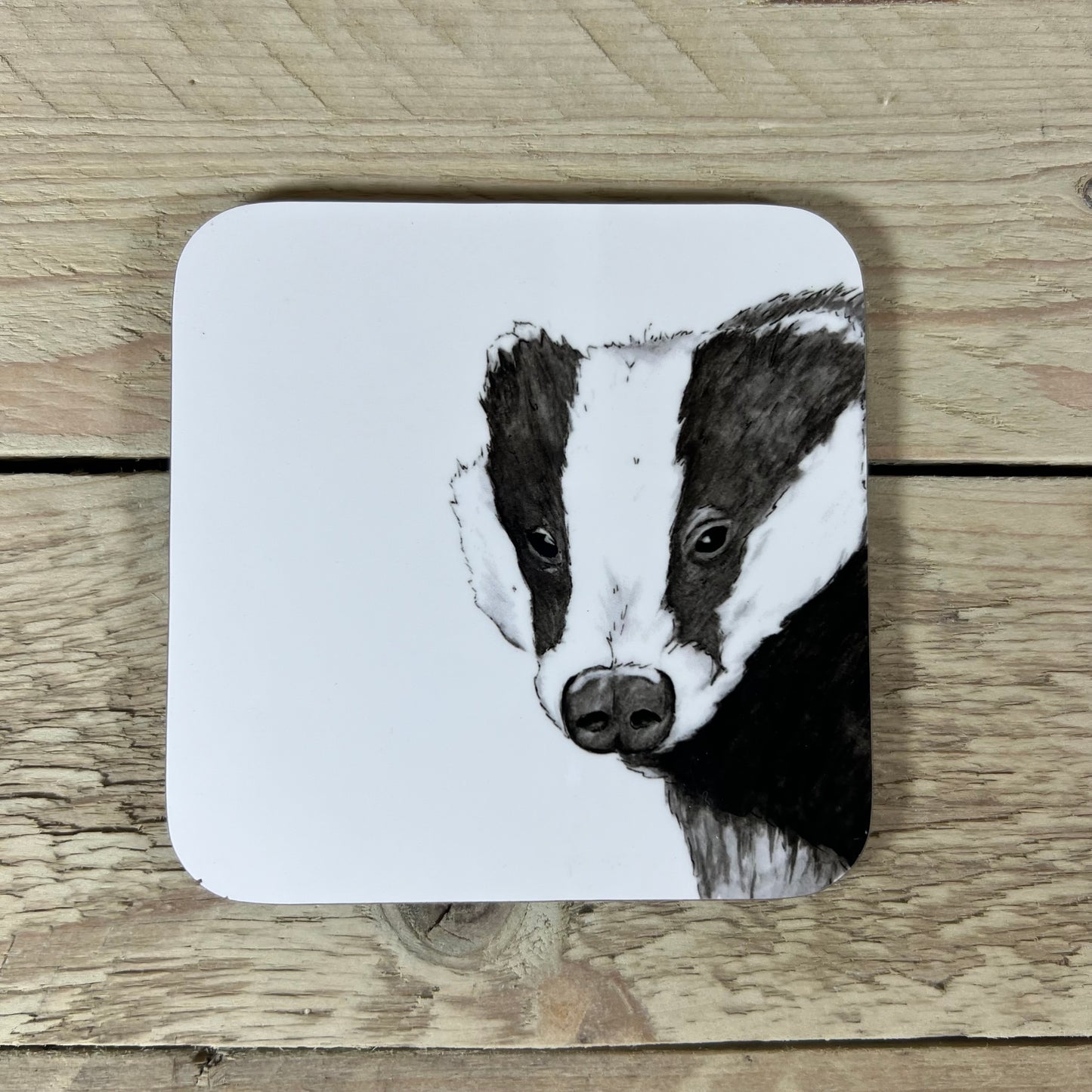 Wonky Badger Coaster