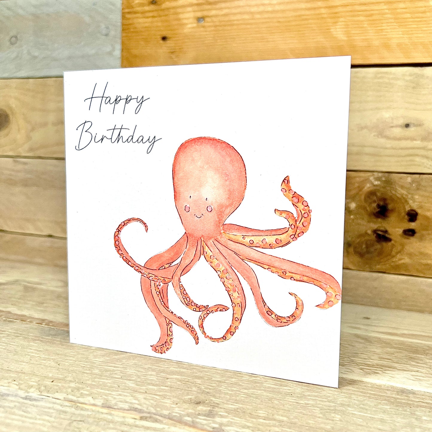 Ollie the Octopus Birthday Card