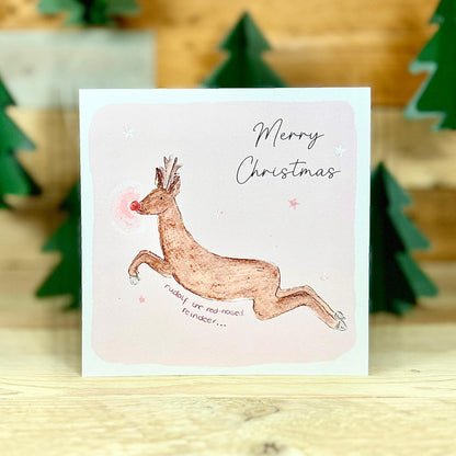 Rudolf the Red Nosed Reindeer Charity Christmas Card