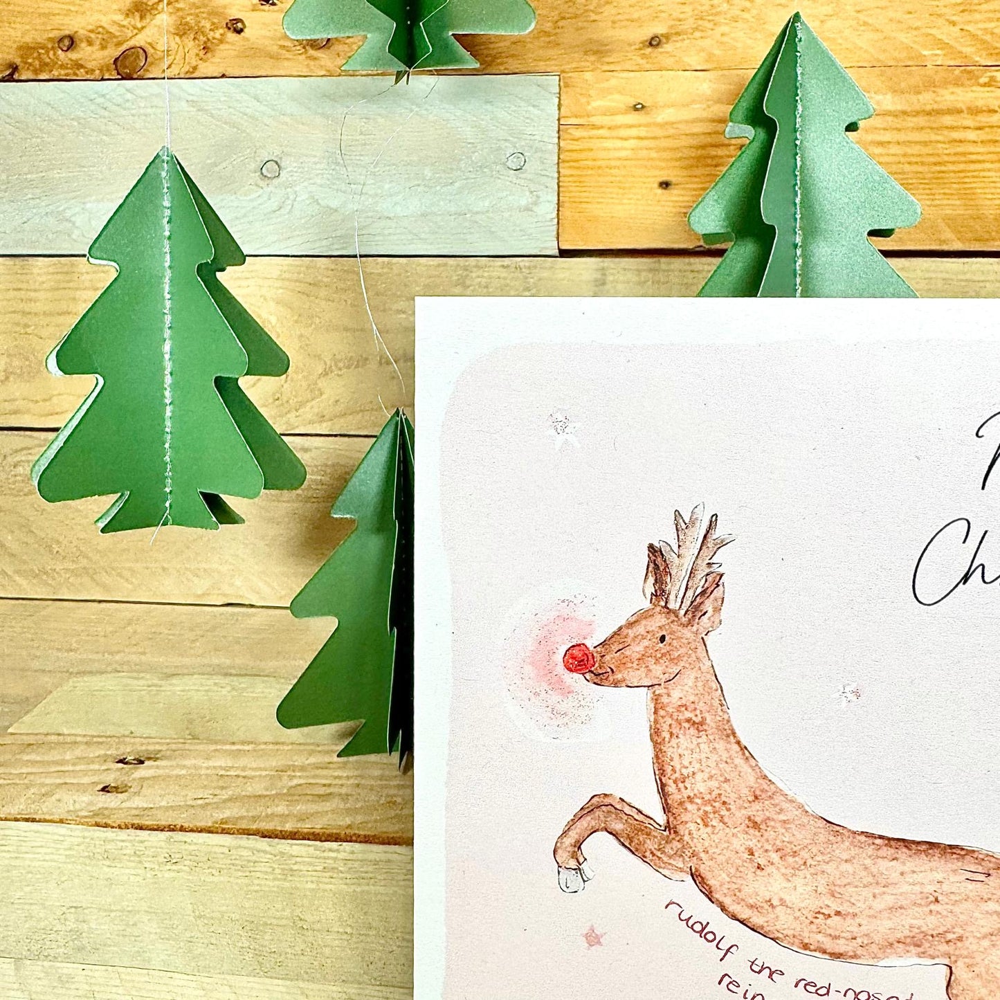 Rudolf the Red Nosed Reindeer Charity Christmas Card