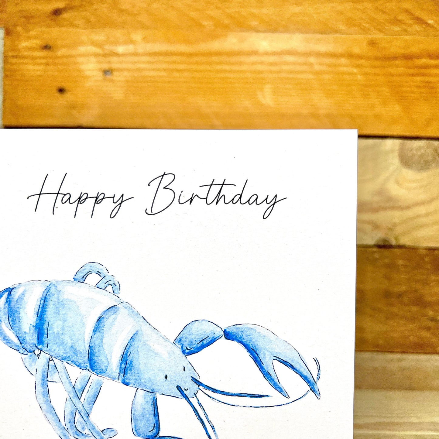 Lennox the Lobster Birthday Card