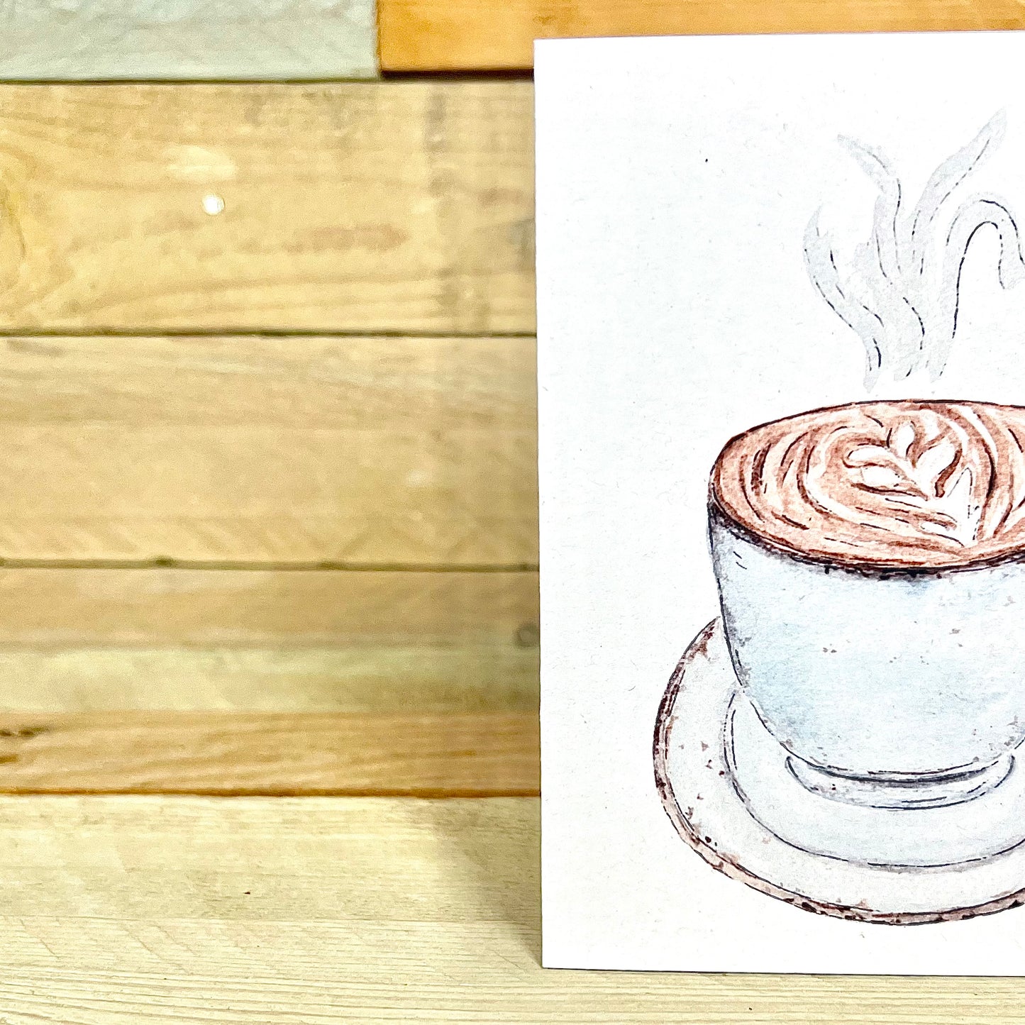 Coffee Time Birthday Card