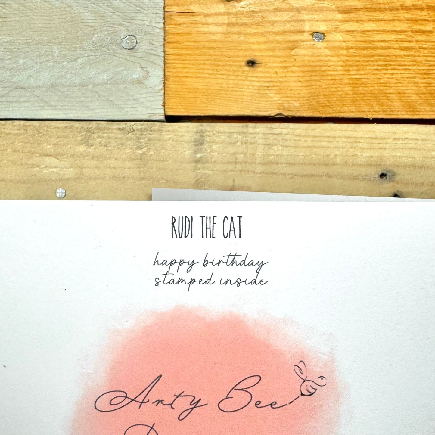 Rudi the Cat Birthday Card