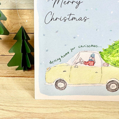 Driving Home For Christmas Charity Christmas Card