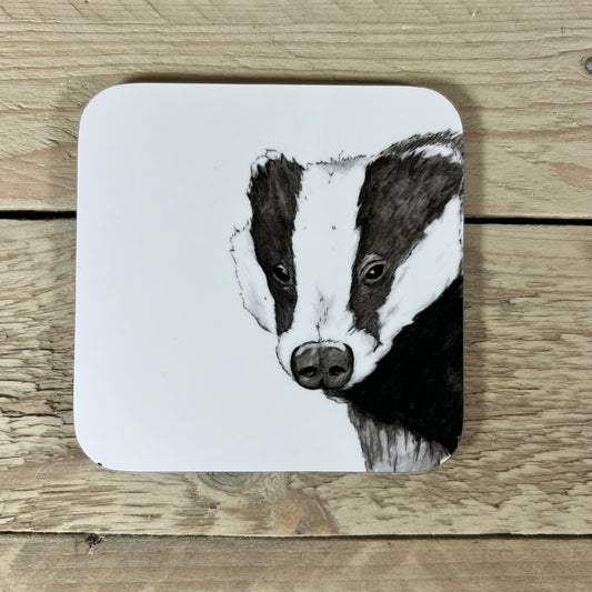 Wonky Badger Coaster