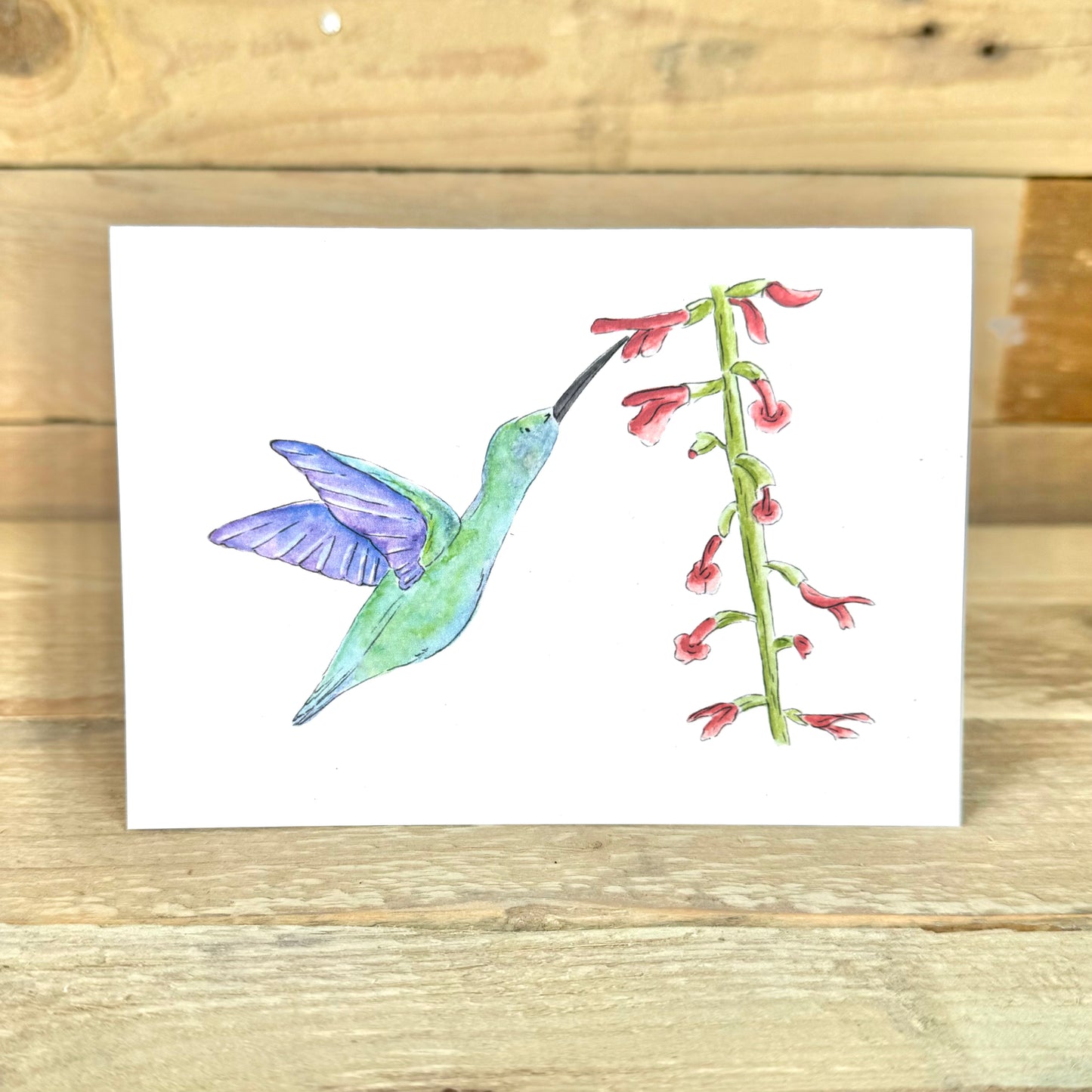 Hummingbird Notelet