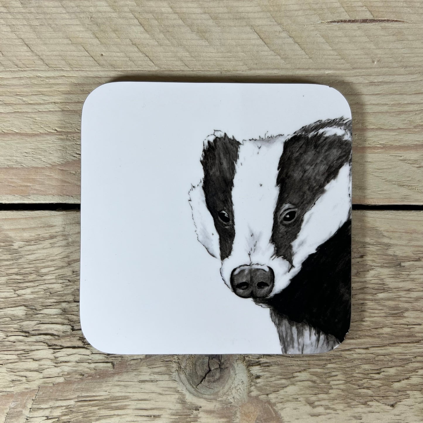 Wonky Badger Coaster