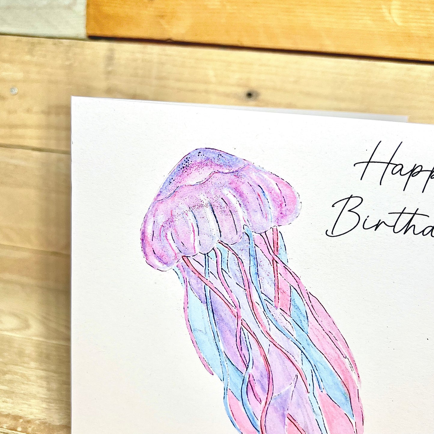 Jessie the Jellyfish Birthday Card