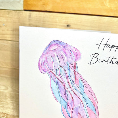 Jessie the Jellyfish Birthday Card