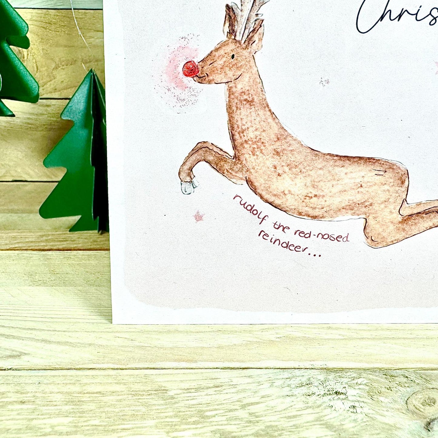 Rudolf the Red Nosed Reindeer Charity Christmas Card